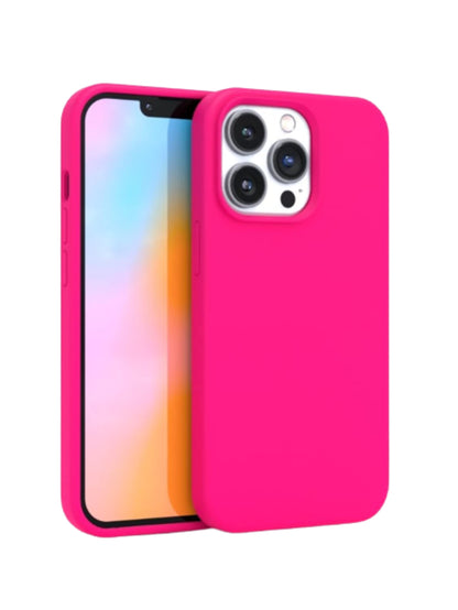 Funda Silicona | iPhone | Fucsia