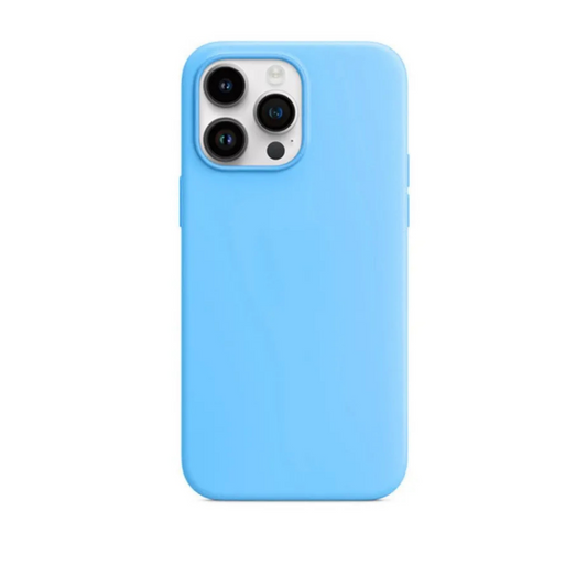 Funda Silicona | iPhone | Celeste