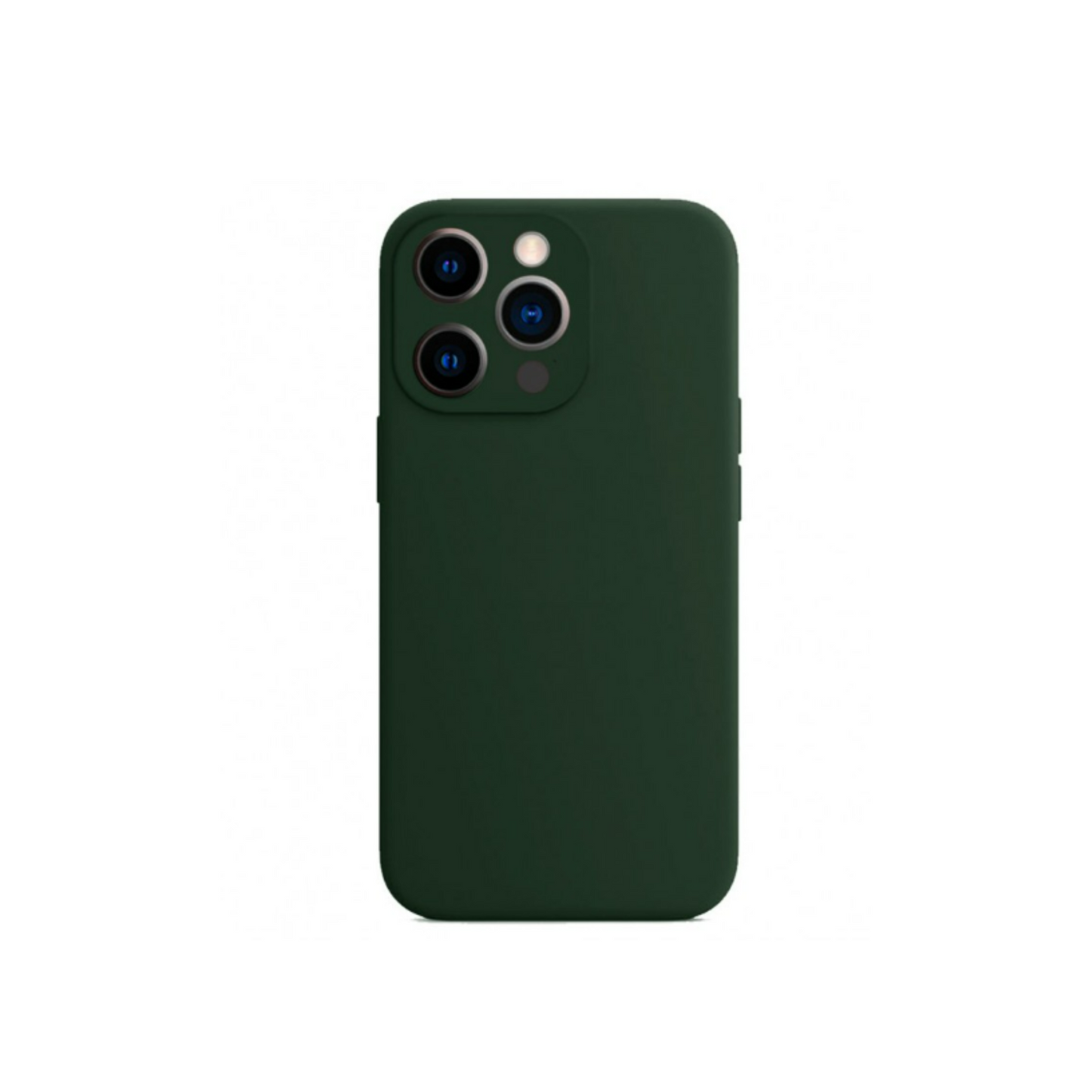 Funda Silicona | iPhone| Verde Noche