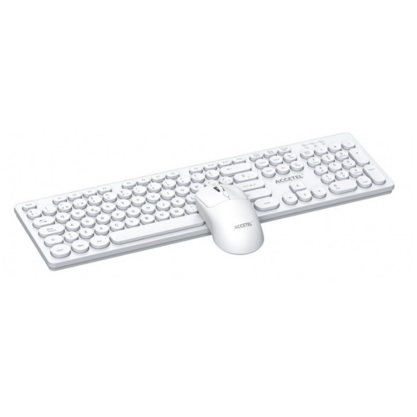 Wireless Keyboard and Mouse Pack - White (Spanish)