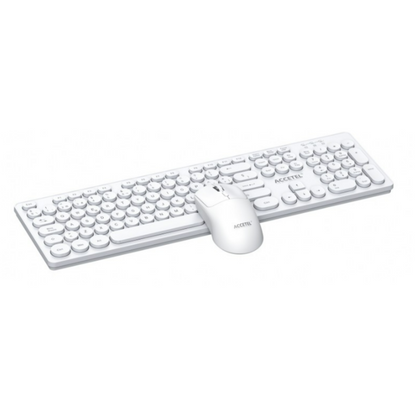 Wireless Keyboard and Mouse Pack - White (Spanish)