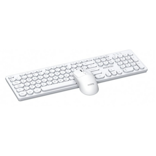 Pack Teclado y Ratón Inalámbrico - Blanco (Español)